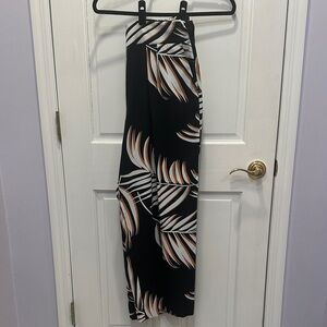 Nine West Black and White Wide Leg Pants